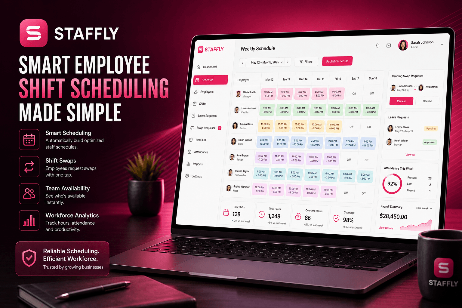 Staffly — screenshot 1